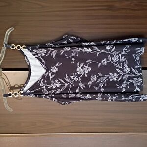 Women's Tank Top Gold Straps. Never Worn